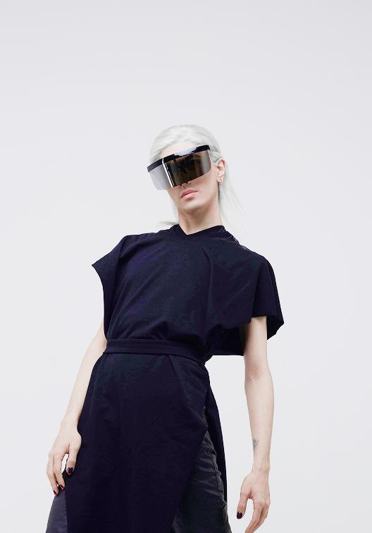 Woman with VR headset